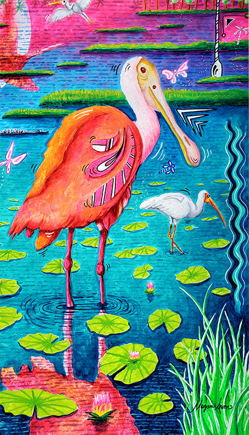 The Everglades National Park Original Painting, MeganAroon Travels Collection