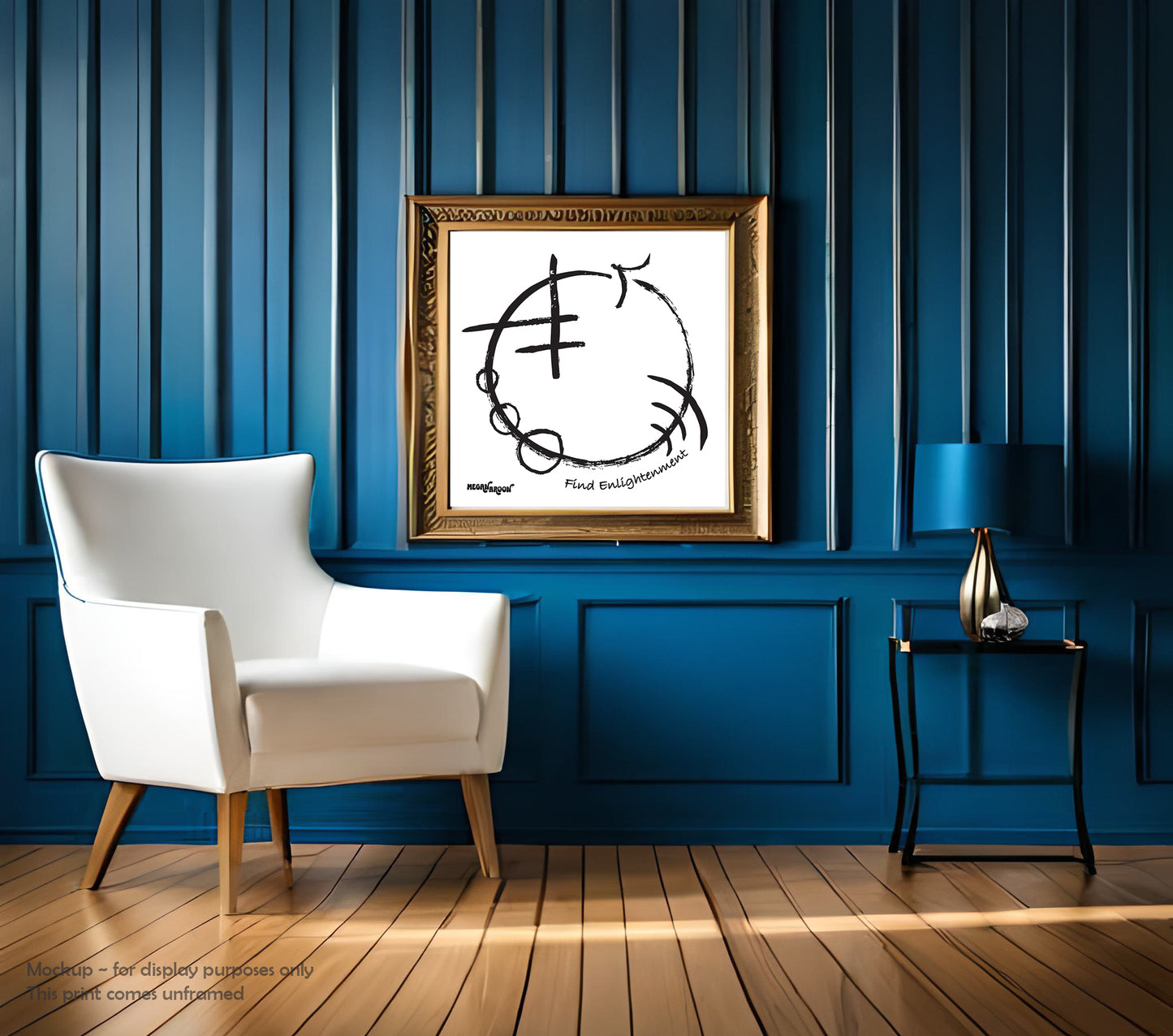 "Find Enlightenment" Symbol Poster Print ~ Enlightenment Series