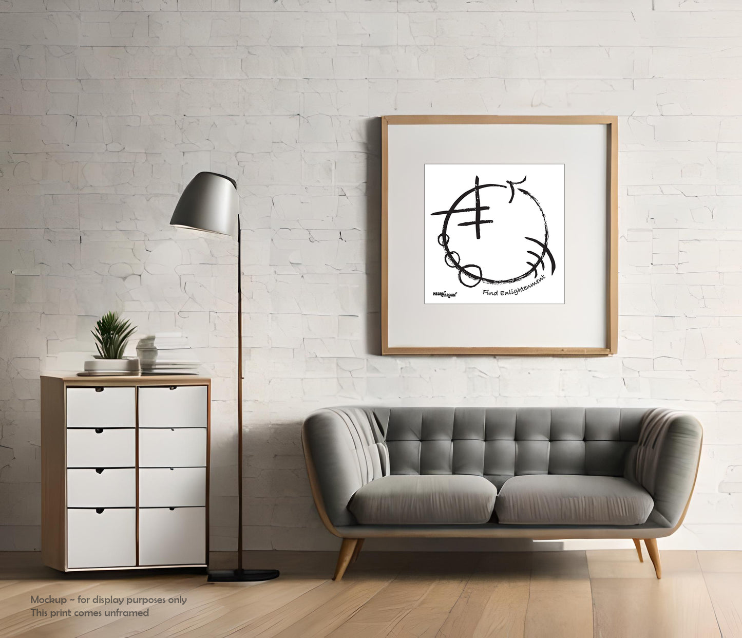 "Find Enlightenment" Symbol Poster Print ~ Enlightenment Series