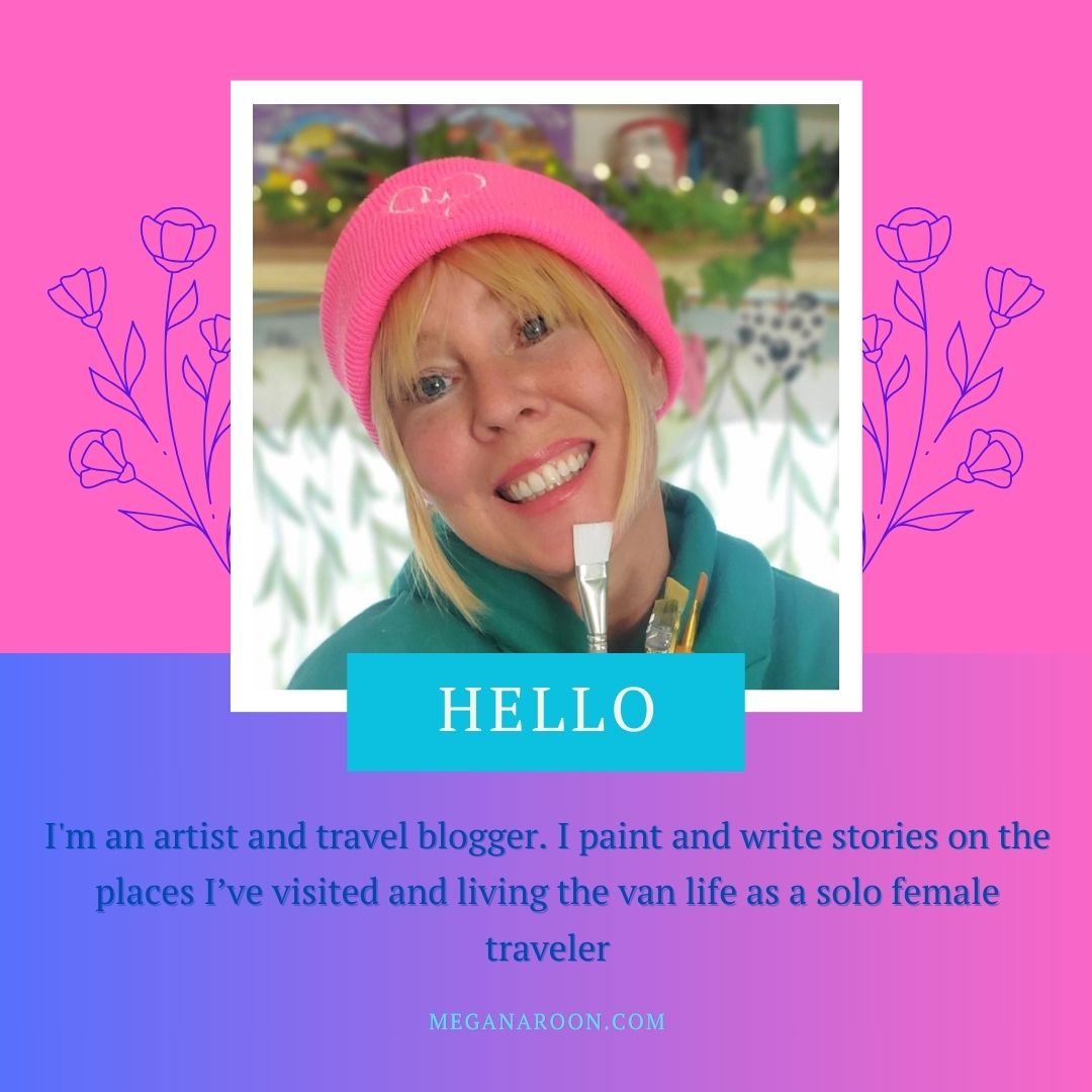 about traveling artist blogger MeganAroon