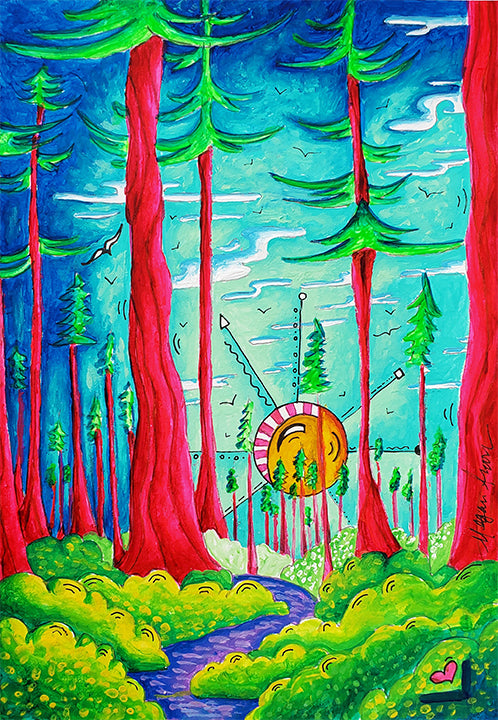 Redwoods National Park Painting ~ The Sketchbook Travel Series