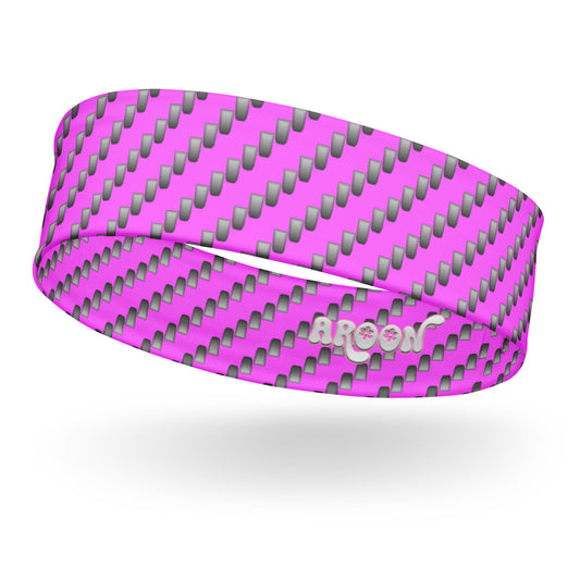 Pink Carbon Fiber Headband Design