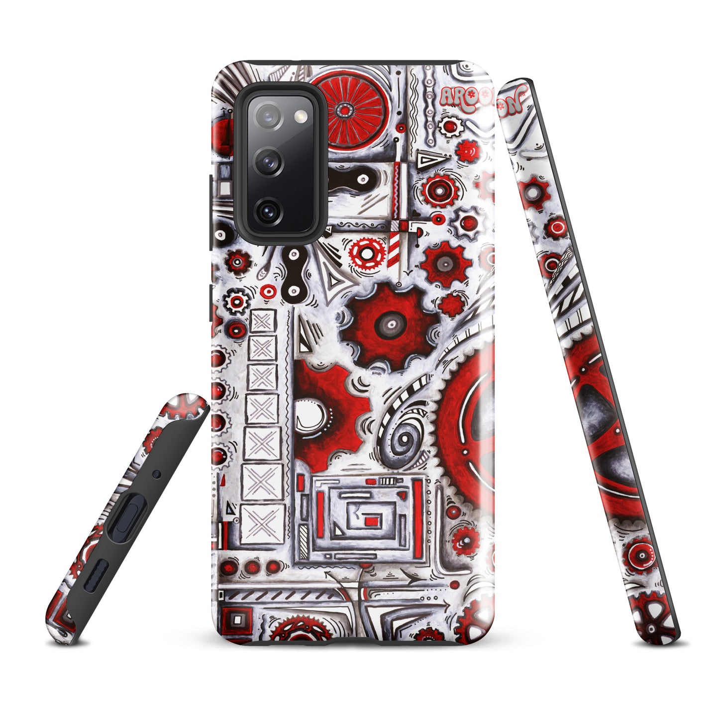 "When Our Paths Cross" Cycling Gears Doodle Design ~ Tough case for Samsung®