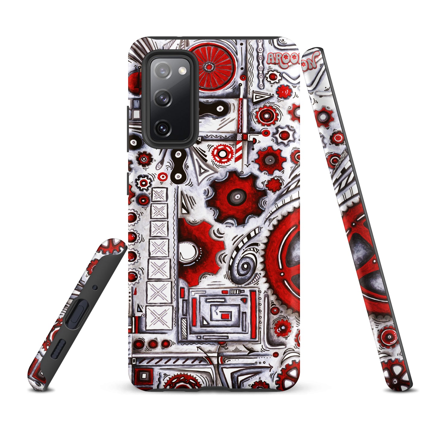 "When Our Paths Cross" Cycling Gears Doodle Design ~ Tough case for Samsung®