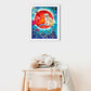 "DreamLand" Original Whimsical Lemur Painting, Fun, Conservation Art for Kids Nursery by Megan Duncanson (19"x24")