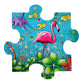 "A Never Ending Story" Magnet Puzzle Piece, Flamingo Puzzle Art